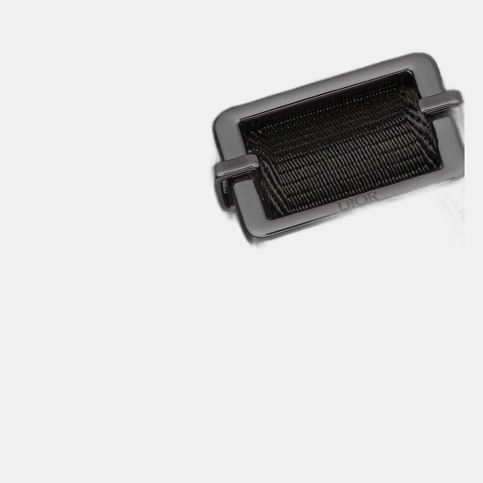 Pochette zippée à bandoulière Noir et Beige