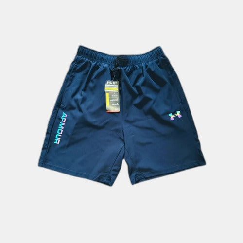 Ensemble short/t-shirt Under Fluo Bleu
