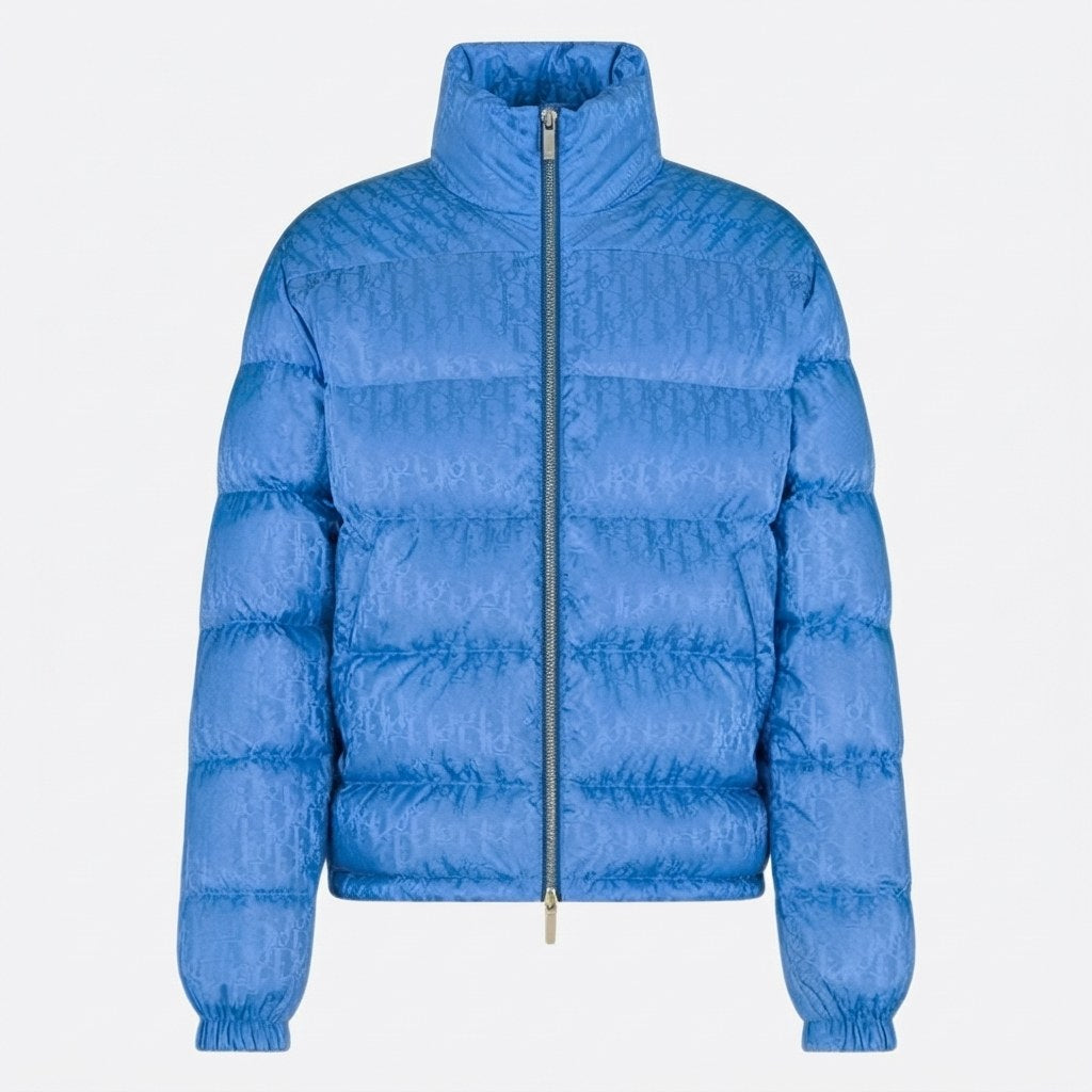 Doudoune Dior Oblique Bleu