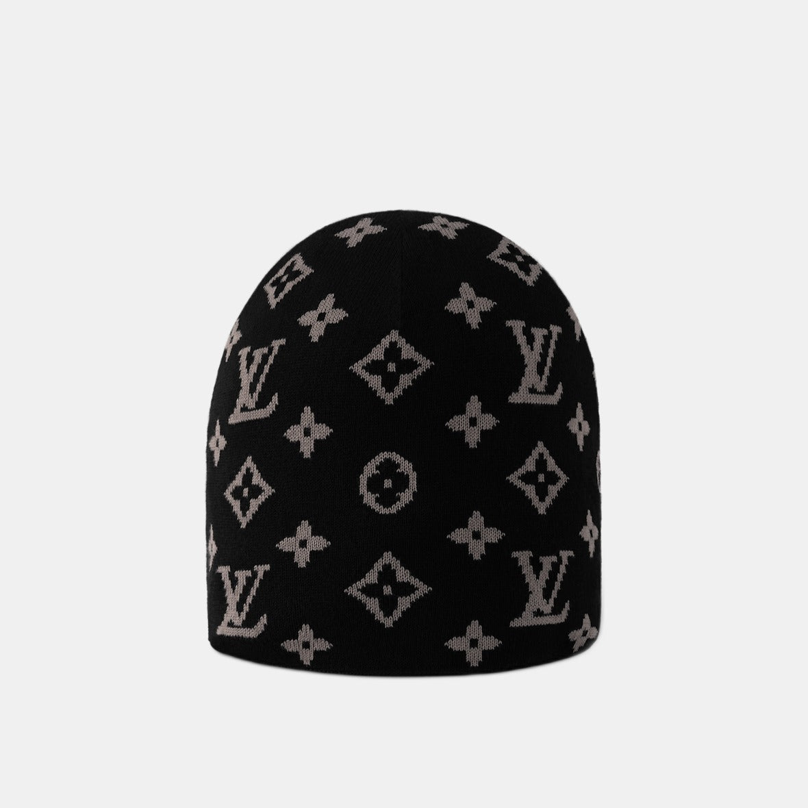 Bonnet et Écharpe LV Fit Monogram Noir