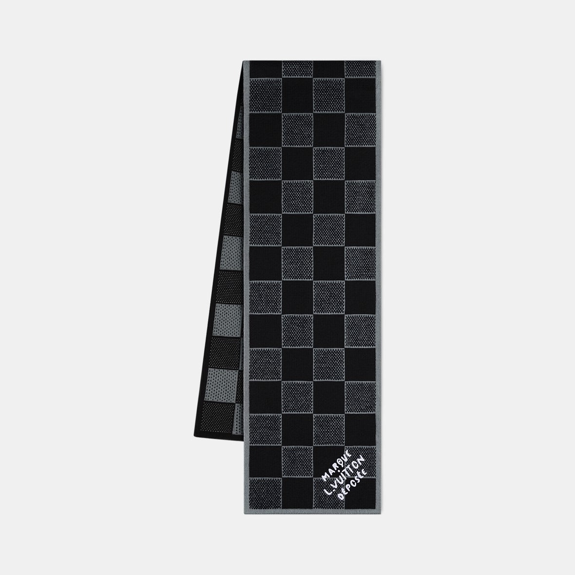 Bonnet et Écharpe Damier Heritage Noir