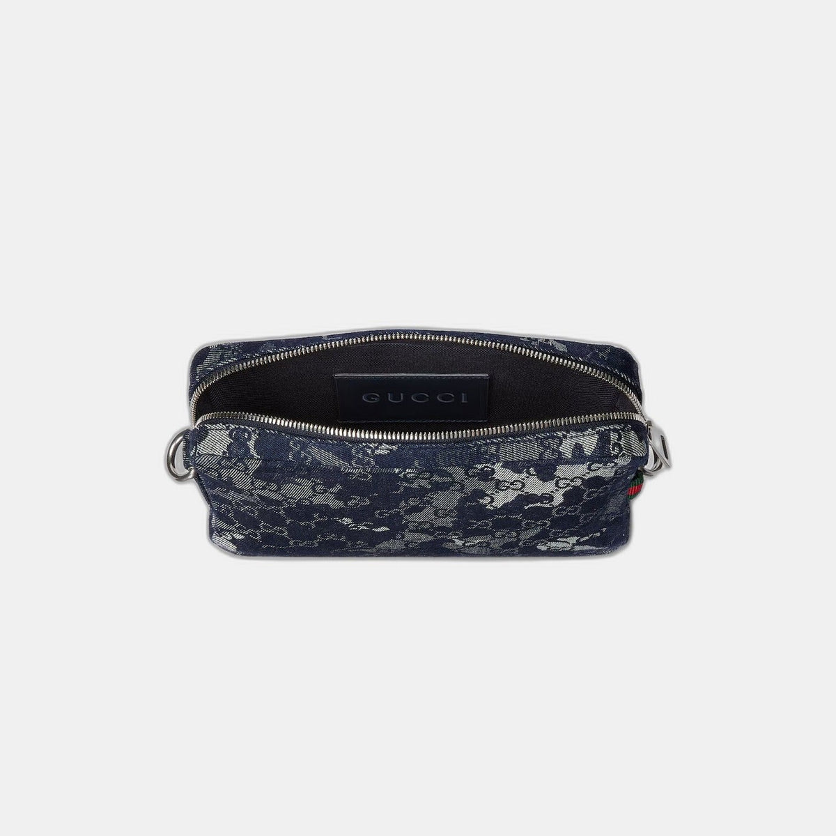 Sac à bandoulière en denim GG petit format