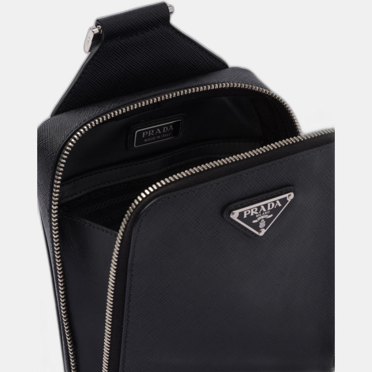 Sac Prada Brique en cuir Saffiano - #3