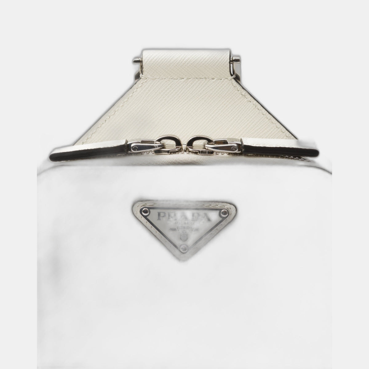 Sac Prada Brique en cuir Saffiano - #1