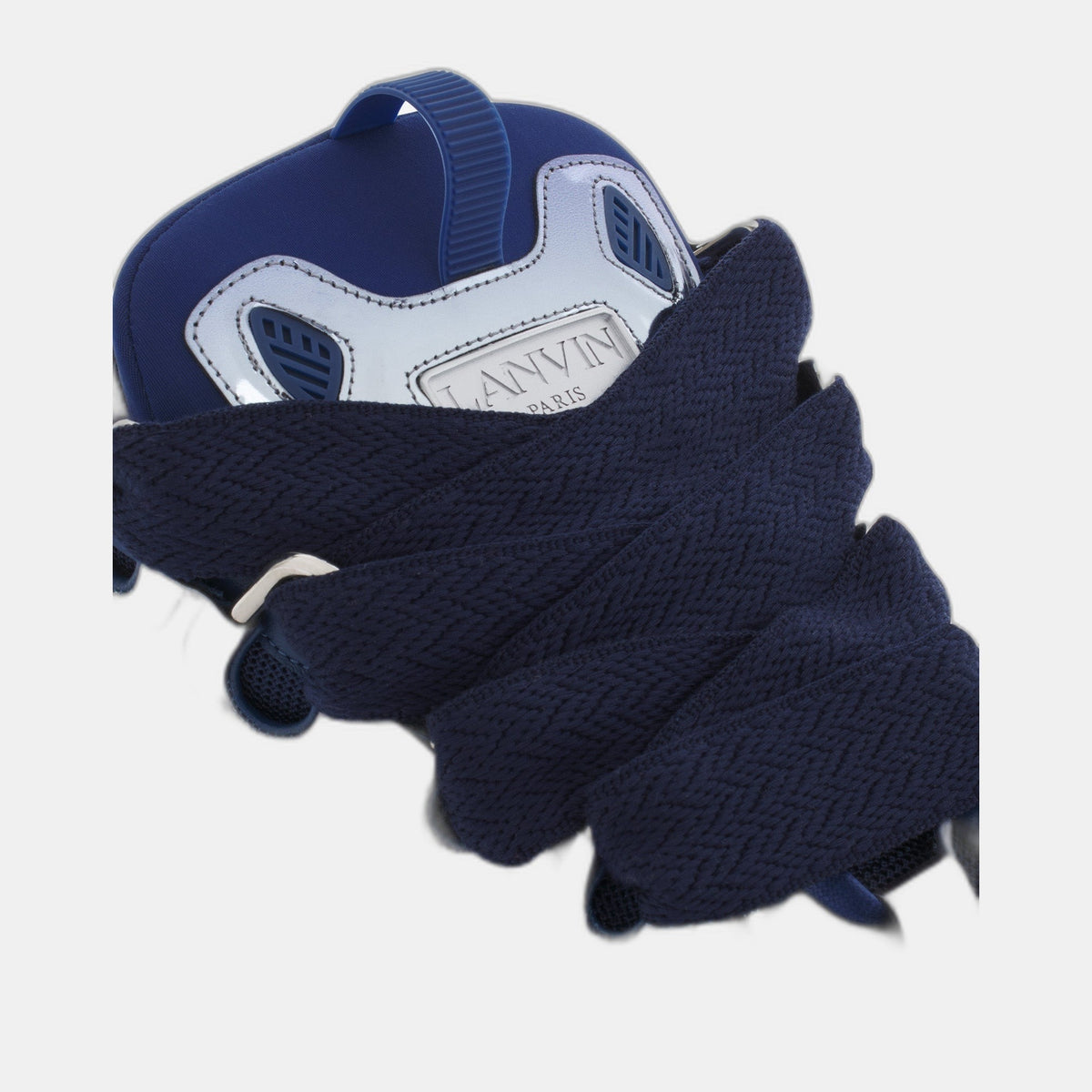 LANVIN METALLIC CORNFLOWER