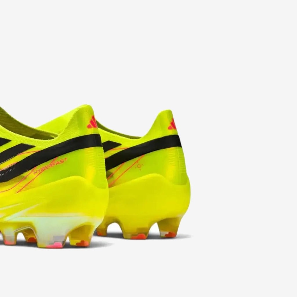 Adidas F50 Hyperfast Elite Laceless FG Too Light - Jaune/Noir/Solar Turquoise ÉDITION LIMITÉE