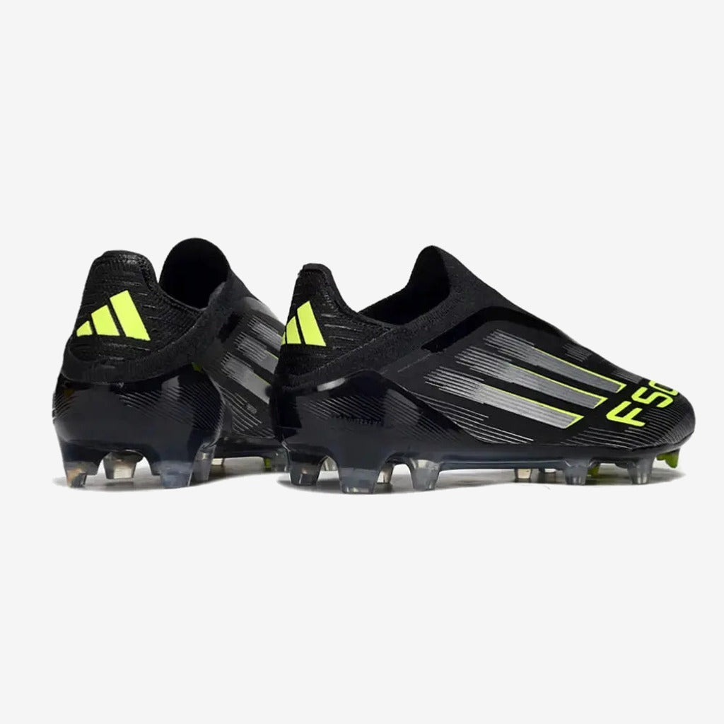 Adidas F50 Elite Laceless FG - Electric Stealth - Noir/Vert/Gris