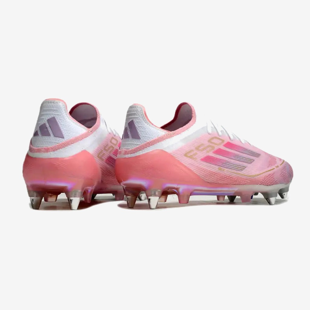 Adidas F50 Elite SG Lamine Yamal 304 - Rose clair/Purple Glow/Lite Pink ÉDITION LIMITÉE
