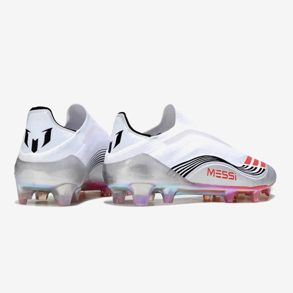 Adidas F50 Elite Laceless FG - Messi Prestig10 - Blanc/Noir/Rouge