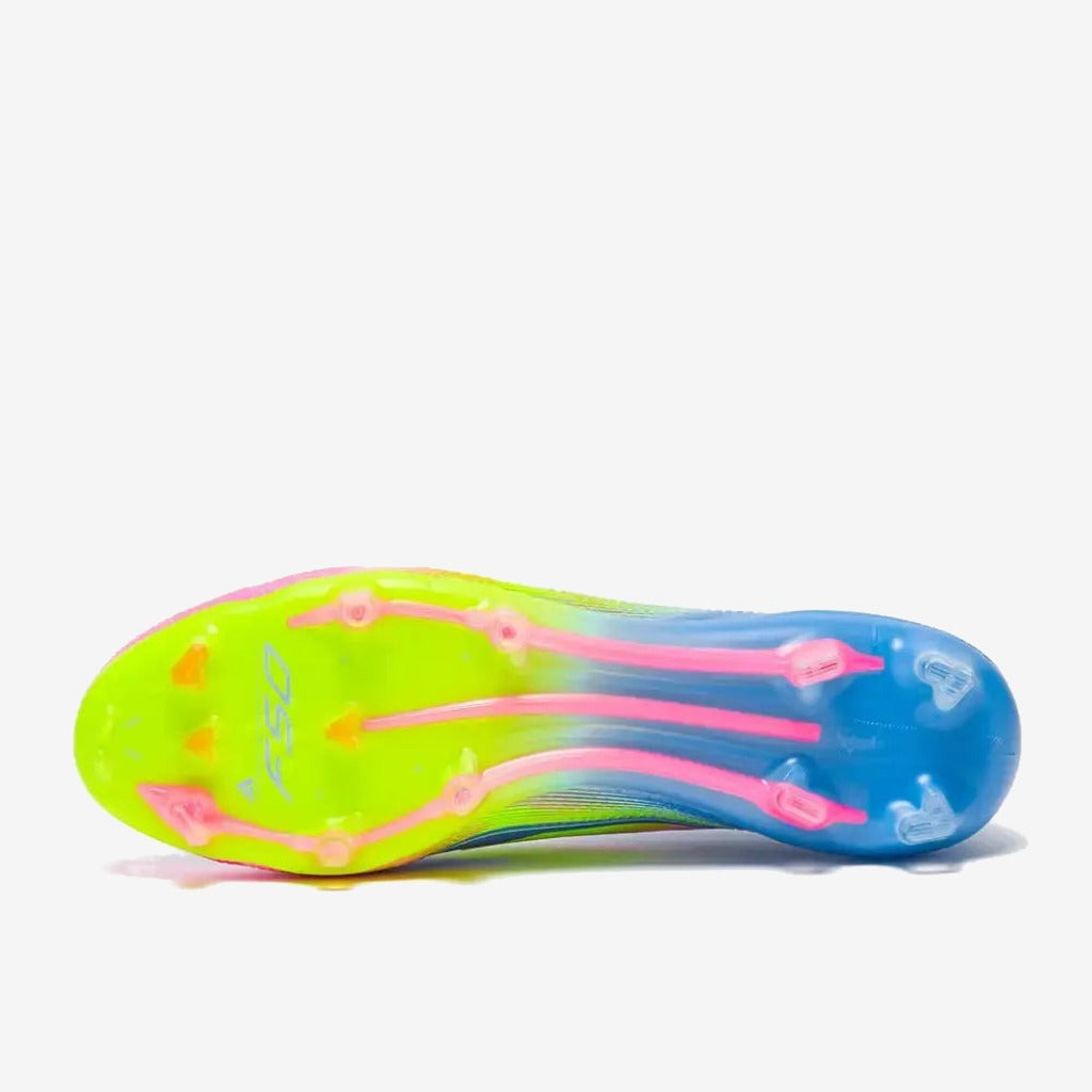 Adidas F50 Elite Laceless FG Celestial Victory - Blue Fusion/Lucid Lemon/Lucid Pink