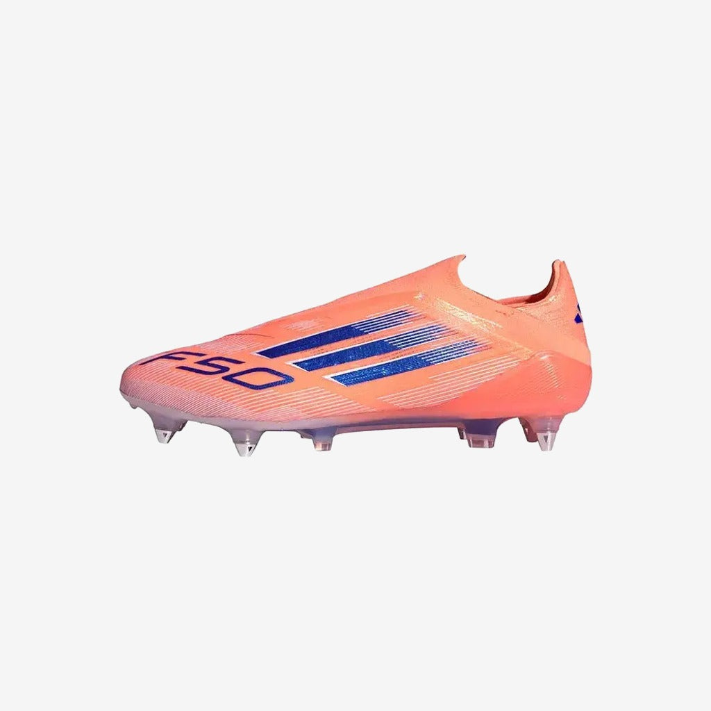 Adidas F50 Elite Laceless SG Coral Blaze - Orange/Bleu SG