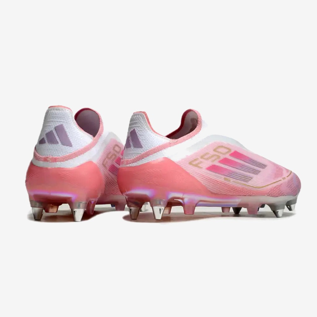 Adidas F50 Elite Laceless SG Lamine Yamal 304 - Rose/Purple Glow Édition Limitée