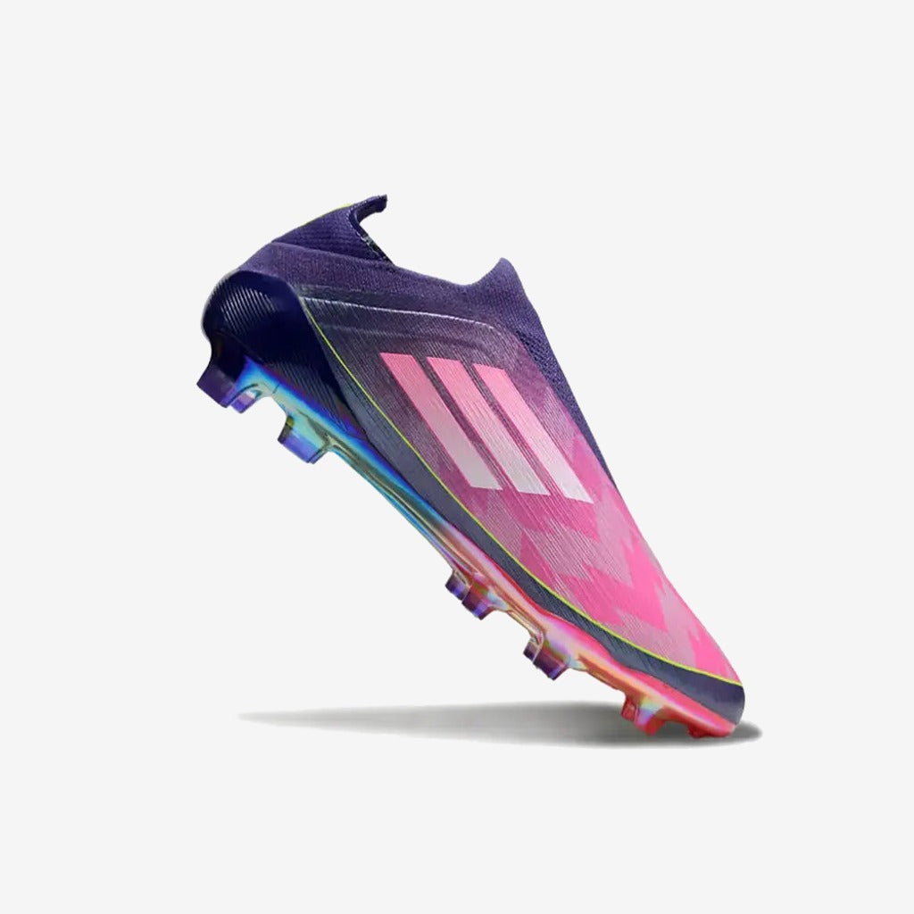Adidas F50 Laceless Lamine Yamal 2 - Violet/Rose/Jaune Fluo