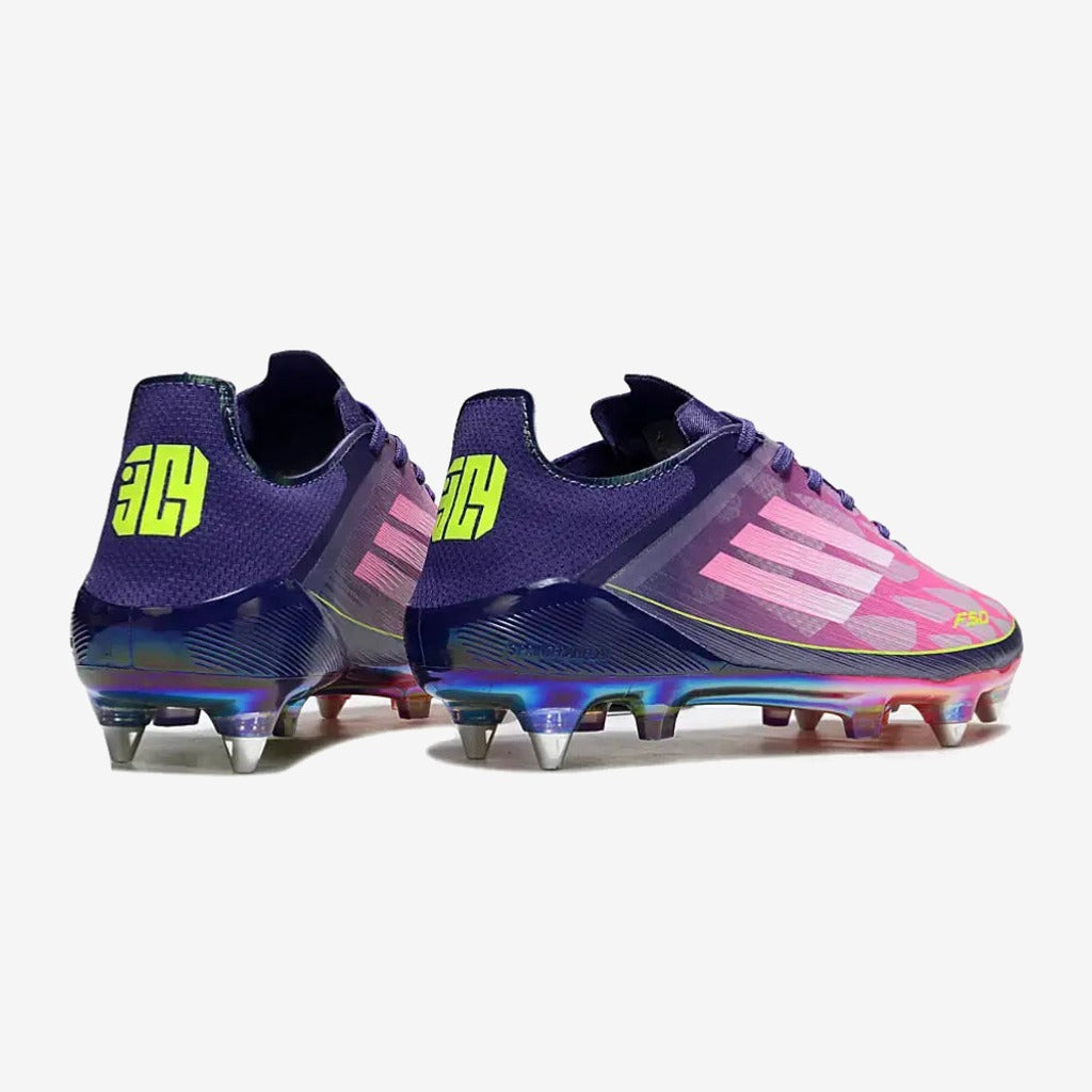 Adidas F50 Languette Yamal 2 SG - Rose/Violet/Jaune Fluo