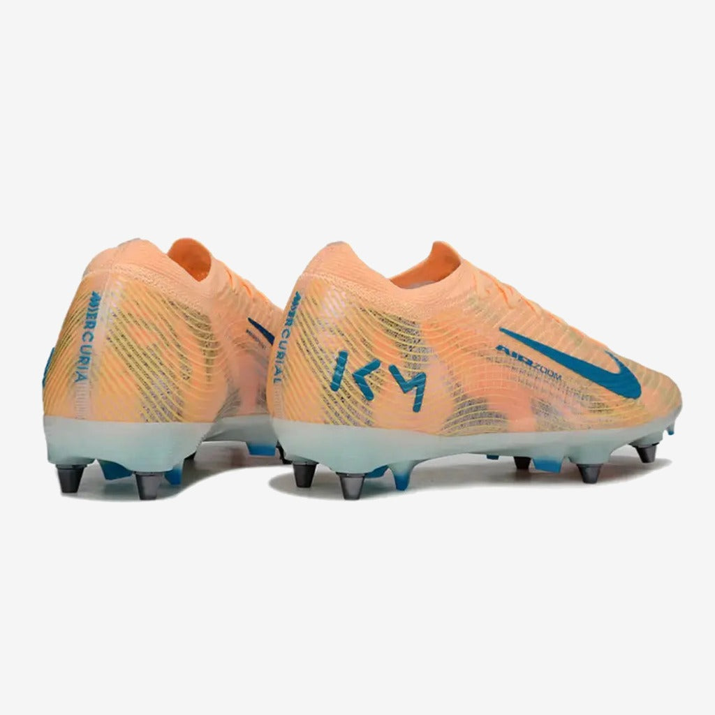 Nike MERCURIAL VAPOR 16 ELITE SG Kylian Mbappe - Orange/Bleu turquoise SG