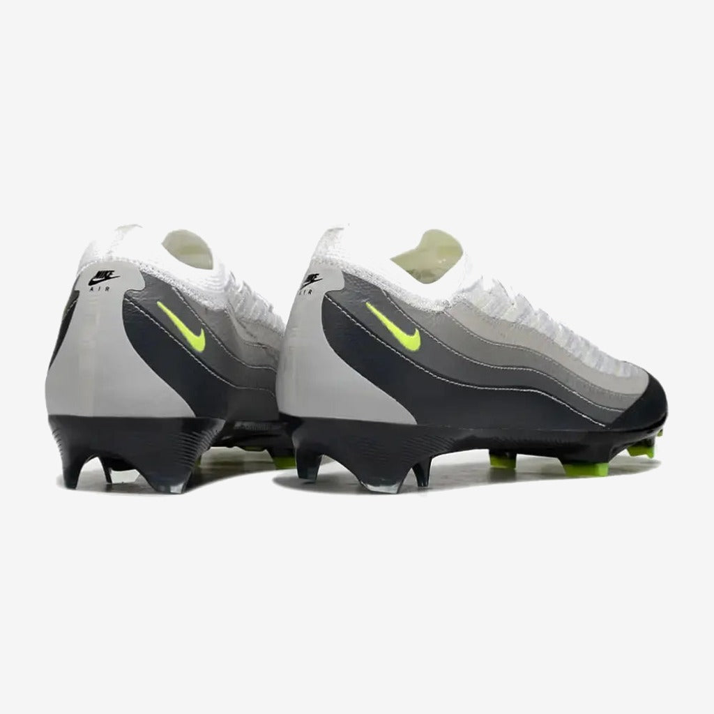 Nike MERCURIAL Vapor 16 X AIR MAX 95 ELITE FG - NOIR/JAUNE/GRIS/LIGHT GRAPHITE ÉDITION LIMITÉE
