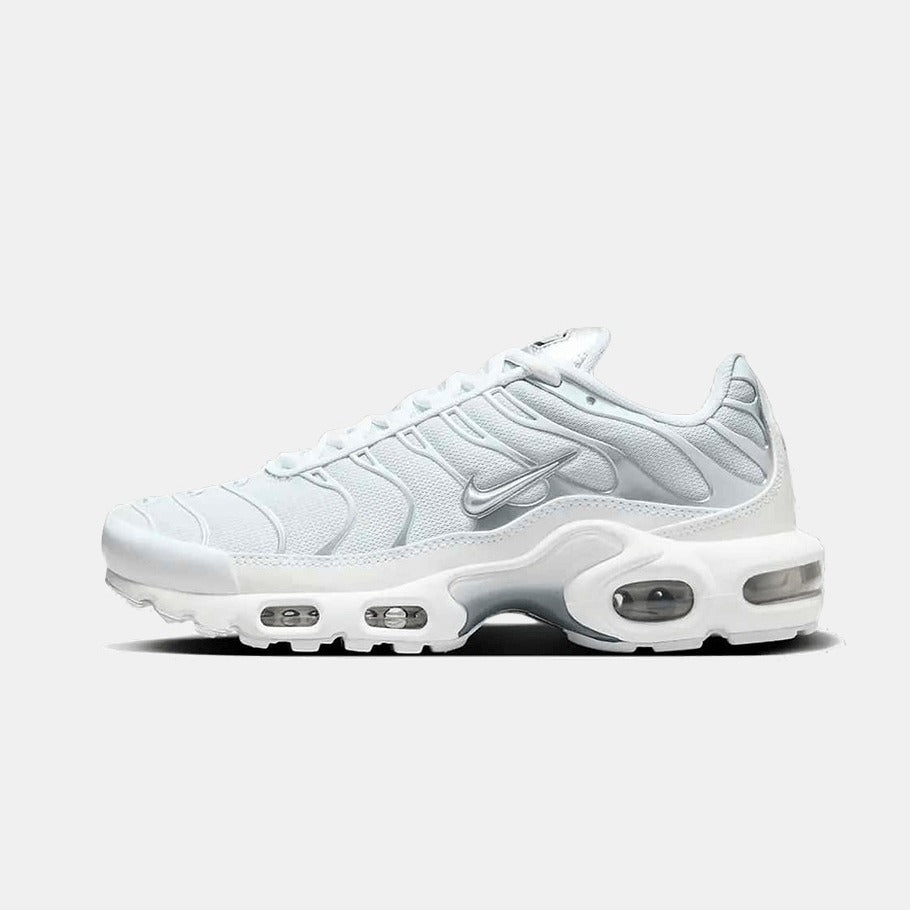 Nike® Air Max Plus White Metallic Silver