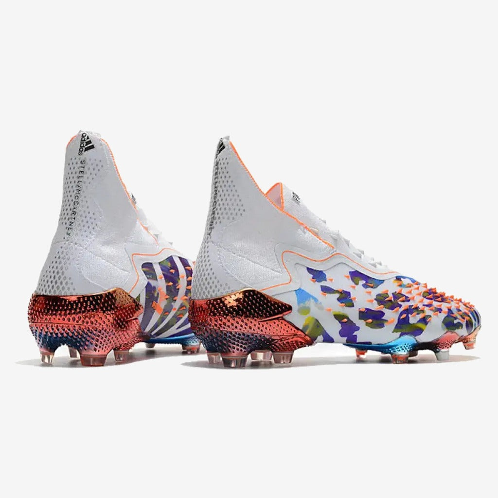 Adidas Predator Freak Laceless FG Paul Pogba X Stella McCartney - Blanc/Noir/Orange ÉDITION LIMITÉE