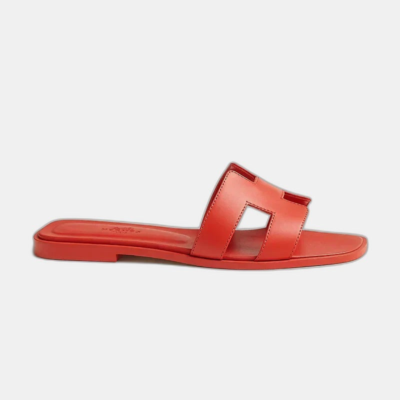 Hermes - Claquettes Orange capucine