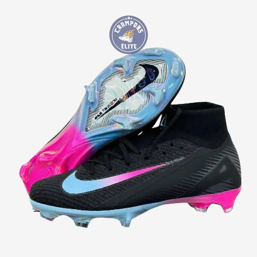 Nike Superfly 10 By You FG - Noir/Bleu/Rose