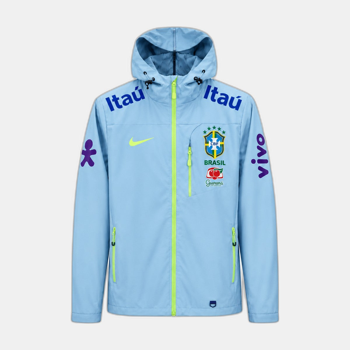 Veste Imperméable Brésil Bleu Clair