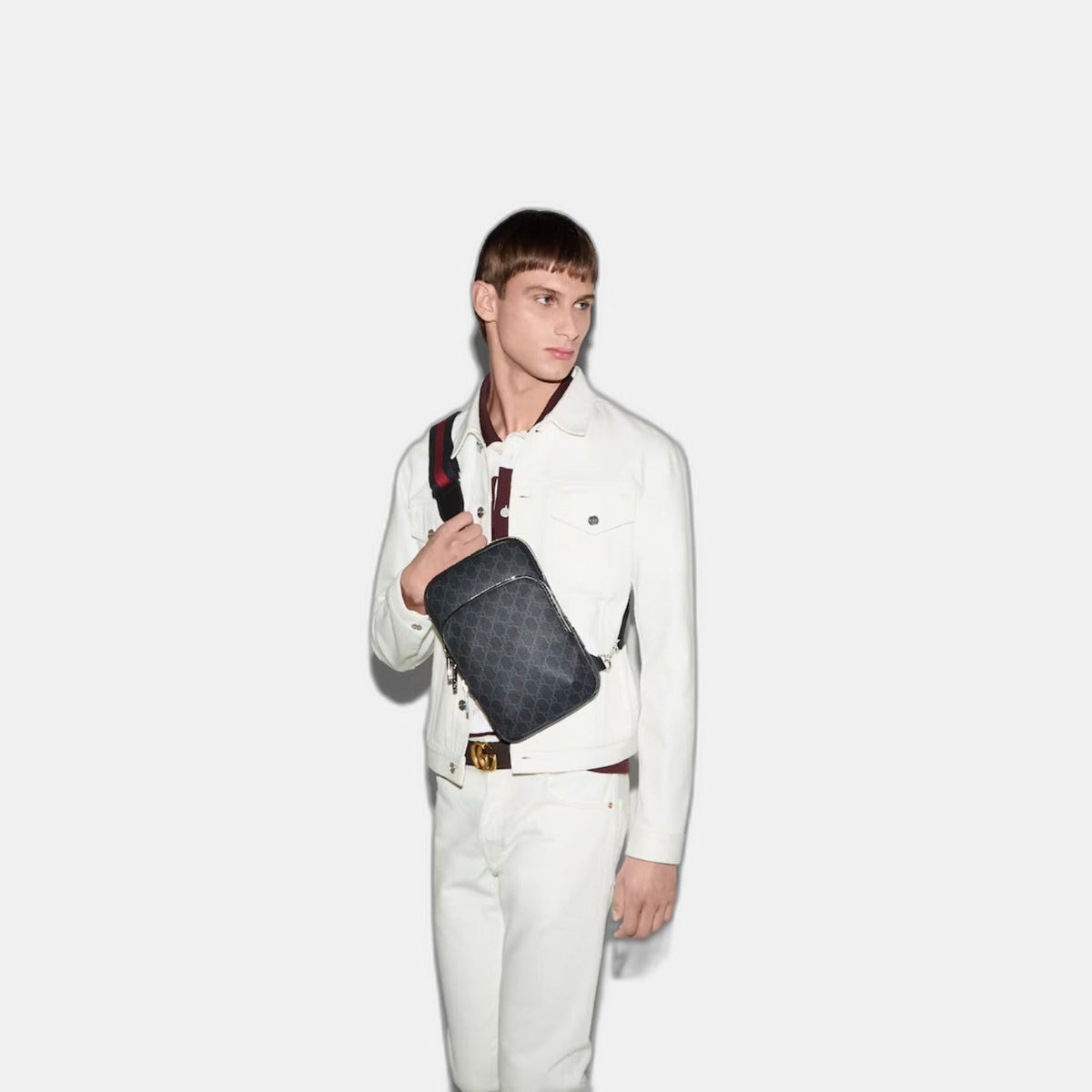 Sac à bandoulière GG Black petit format - #2