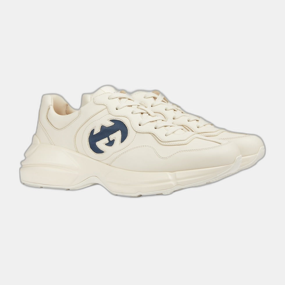 BASKETS EN CUIR RHYTON AVEC LOGO GUCCI POUR HOMME - #2