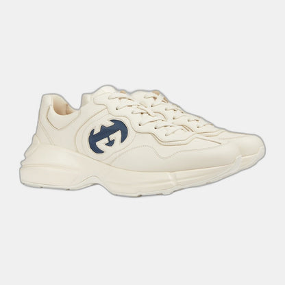 BASKETS EN CUIR RHYTON AVEC LOGO GUCCI POUR HOMME - #2