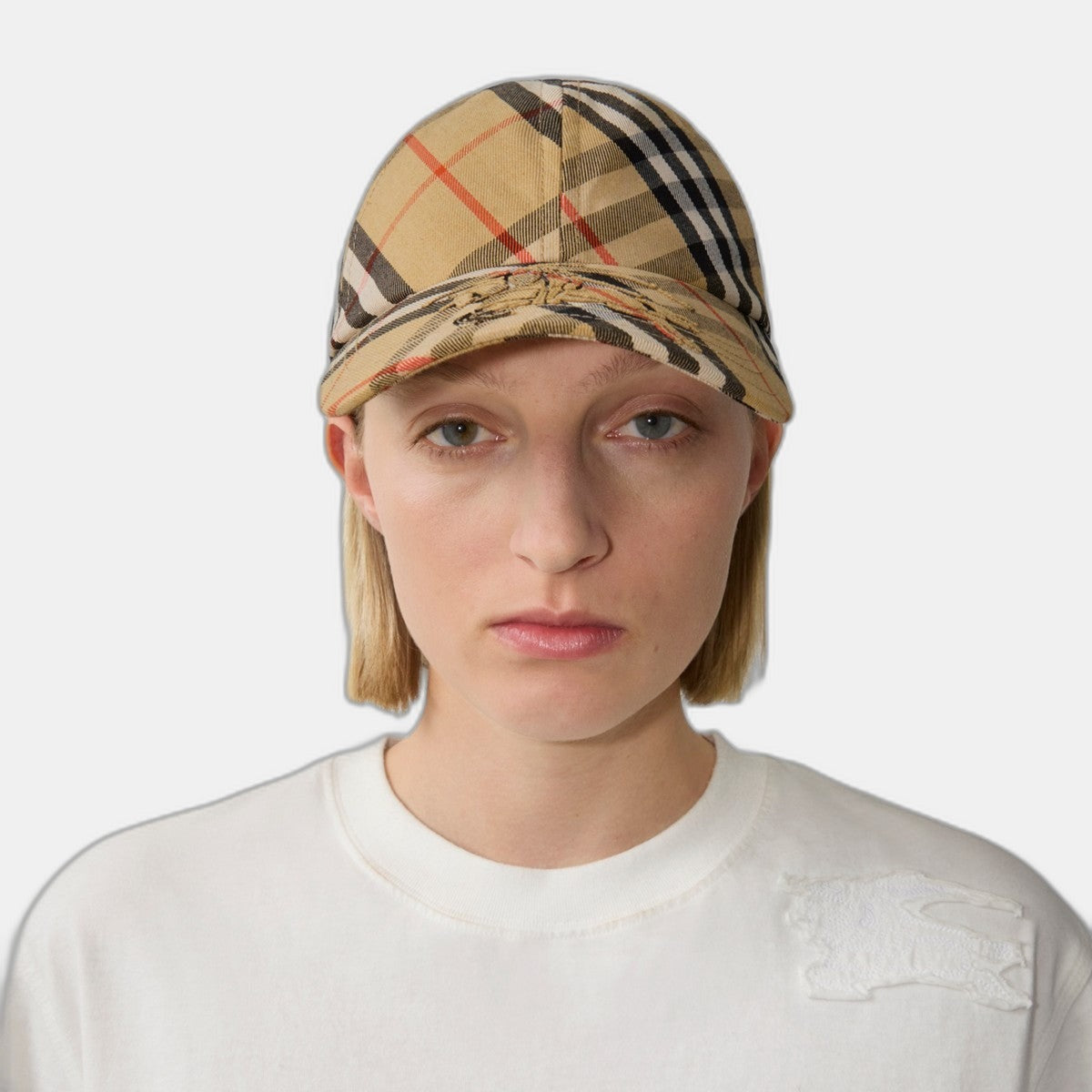 Casquette de baseball en sergé Check EKD
