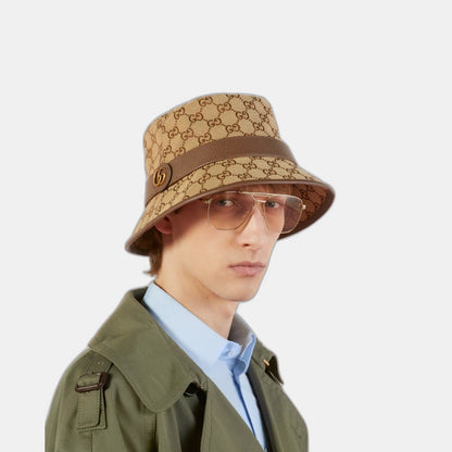 Chapeau bob en toile GG - Gucci casquette (2)