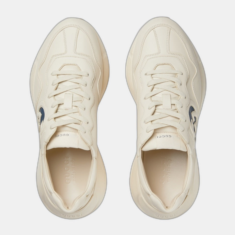 BASKETS EN CUIR RHYTON AVEC LOGO GUCCI POUR HOMME - #2