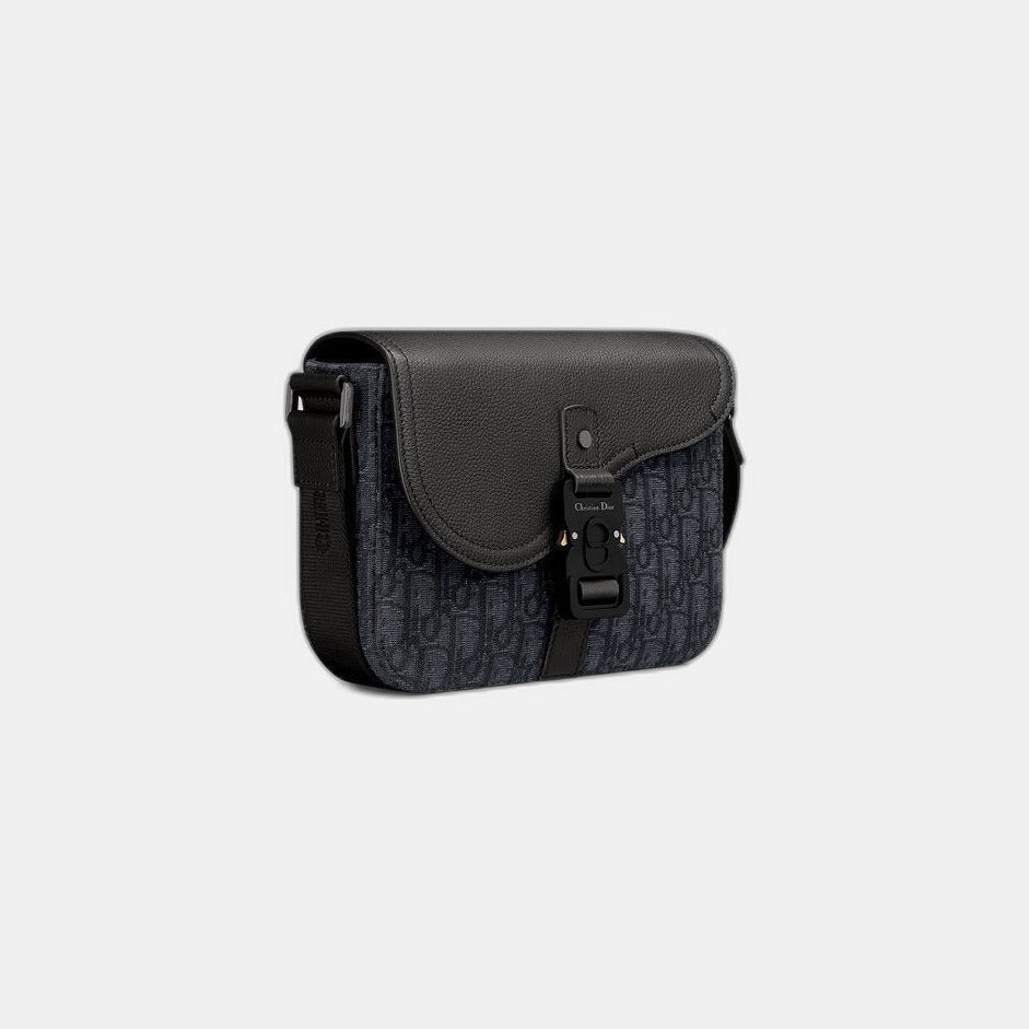 Sac Messenger à rabat Saddle Small Noir