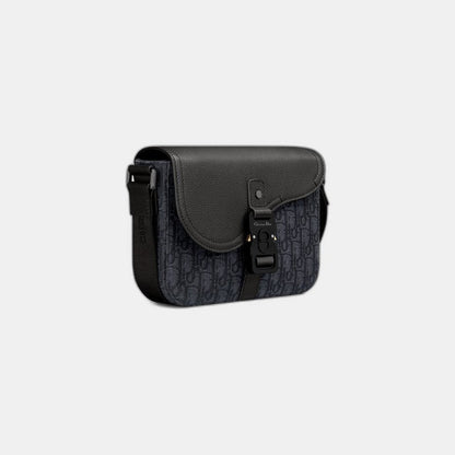Sac Messenger à rabat Saddle Small Noir