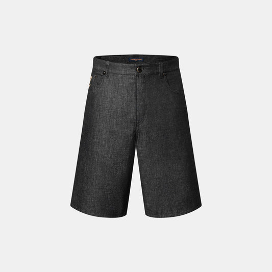 Short en chambray
