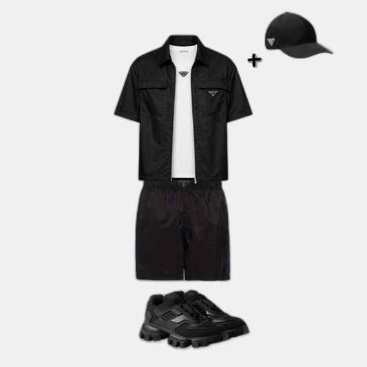 Outfit Pr°da Noir + Casquette Offerte