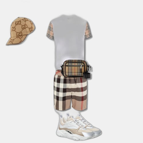 Outfit Burb°rry + Casquette Offerte