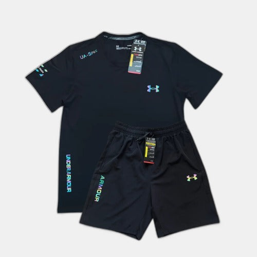 Ensemble short/t-shirt Under Fluo Noir