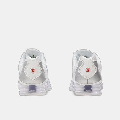 Nike Shox TL White Metallic Silver Max Orange (Women's)