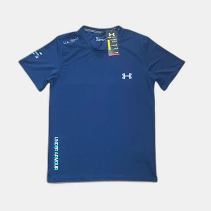 Ensemble short/t-shirt Under Fluo Bleu