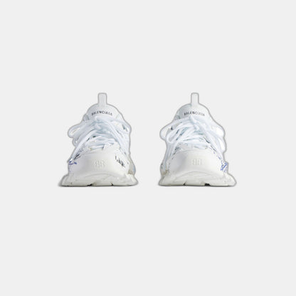SNEAKER TRACK AUTOGRAPHE EN BLANC/NOIR/BLEU/ROUGE