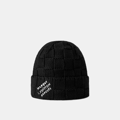 Bonnet et Écharpe Écharpe Damier Snug Noir