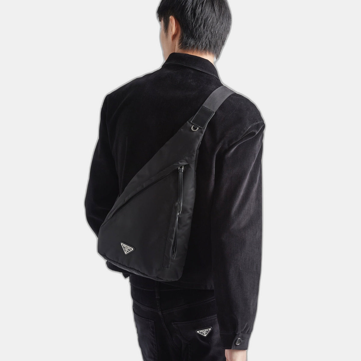 Sac à dos en Re-Nylon et cuir - #1