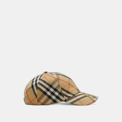 Casquette de baseball en coton mélangé Check EKD