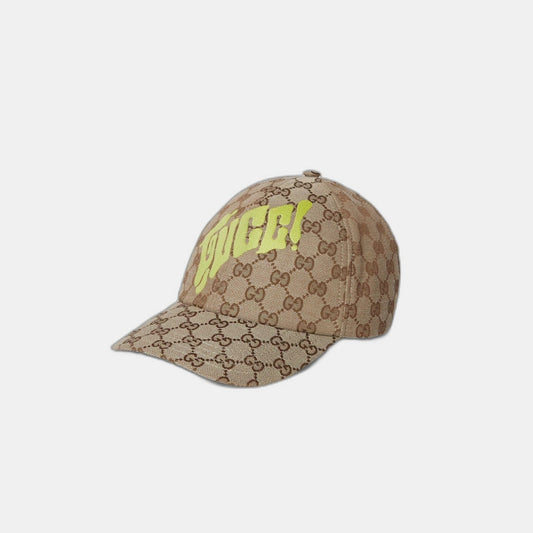 Casquette de baseball en toile GG avec imprimé