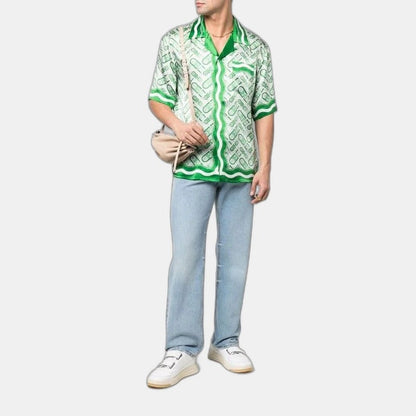Casablanca Ping Pong monogram-print shirt