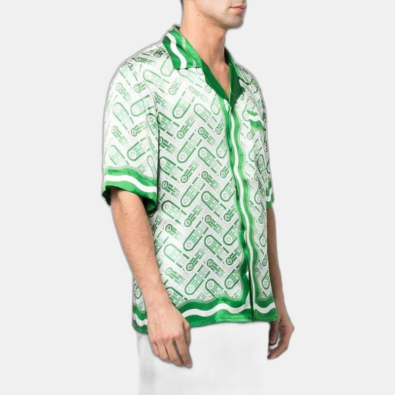 Casablanca Ping Pong monogram-print shirt