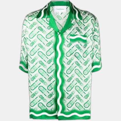 Casablanca Ping Pong monogram-print shirt