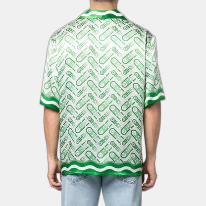 Casablanca Ping Pong monogram-print shirt