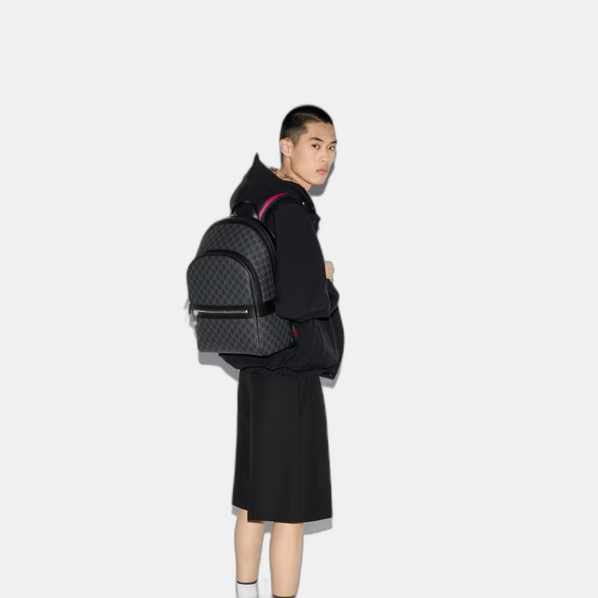 Sac à dos GG Black moyen format