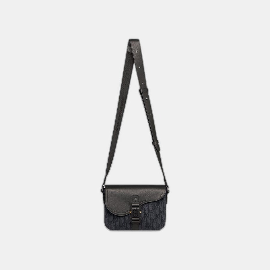Sac Messenger à rabat Saddle Small Noir
